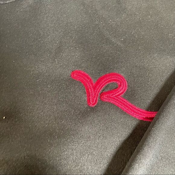 Rocawear Track Jacket Zipper Front Pockets Black XL  Pre-Owned - Picture 2 of 6